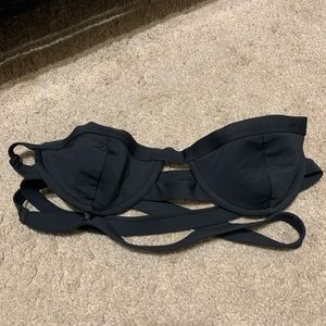 I’m selling a black Chromat bathing suit top.